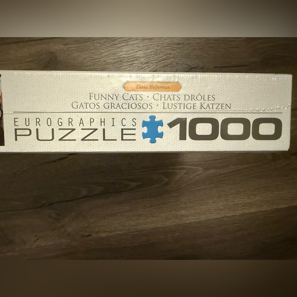 New in Sealed Box Lucia Heffernan Funny Cats 1000 Piece Puzzle by Eurographics - Picture 3 of 7